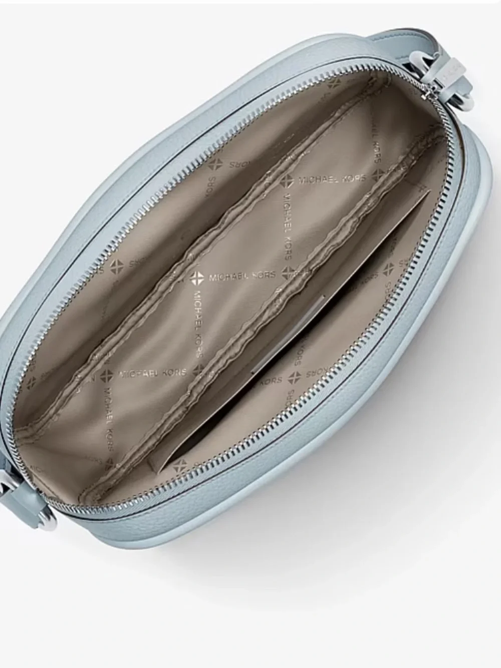 Michael Kors Jet Set Travel Large Logo Debossed Camera Crossbody Bag
